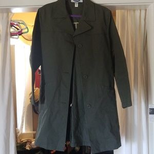 Military Green trench coat